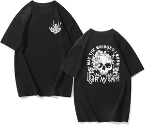 May the Bridges I Burn Light The Way Shirt, Funny Sarcastic Sweatshirt, Snarky Flower Skull Hoodie, Adult Humor Skeleton, Witchy Womens
