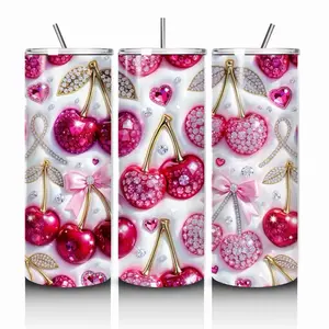 Sparkle Cherry 20oz Tumbler