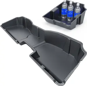 OEDRO Underseat Storage for 2014-2018 Chevy Silverado/GMC Sierra 1500 Crew Cab, 2015-2019 2500HD 3500HD, Upgraded Rear Under Seat Storage Truck Organizer Tool Box