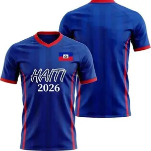 Haiti Soccer Jersey 2026 ''Custom Name'' Number,V7 Haiti National Team all Shirt, Custom Haiti 1804 Football Apparel, Unisex Sak Pase Supporter Tee, Citadelle Laferriere Blokecore Jersey, Haiti Soccer Fan Graphic Tee
