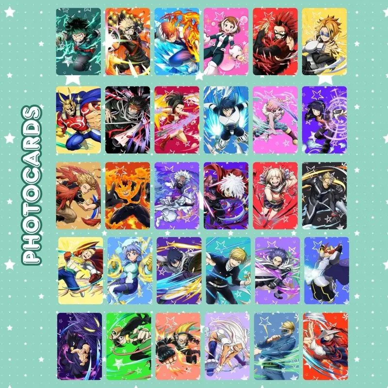 Hero Academy Anime Holographic Photocard