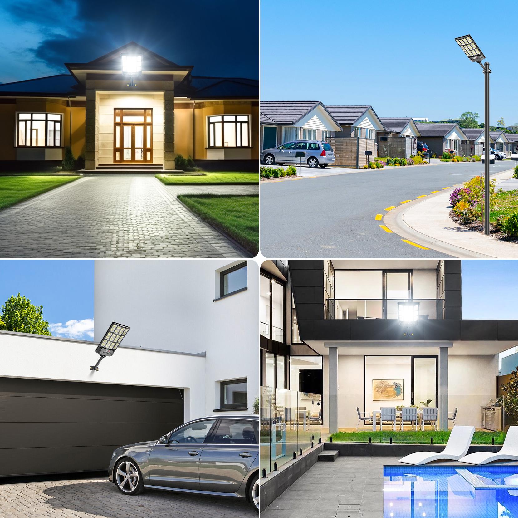 6Pack/2Pack Solar Street Lights Outdoor Waterproof,Wide Angle Solar Flood Light, LED Parking Light with Motion Sensor and Remote Control, Suitable for Street, Parking lot 6Pack/2Pack Solar Street Lights Outdoor Waterproof,Wide Angle Solar Flood Light, LED Parking Light with Motion Sensor and Remote Control, Suitable for Street, Parking lot