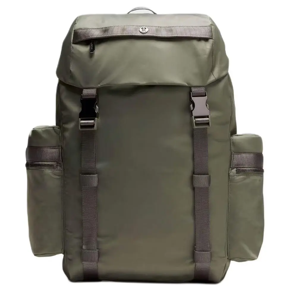 Lululemon Wunderlust 25L Nylon Durable Laptop Travel Backpack for Men, Military Green, Durable Backpack