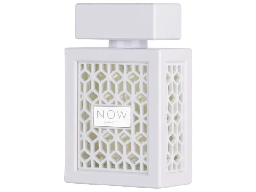 Lattafa Rave Now White Male Eau de Parfum (EDP Perfume Spray) - 3.4 fl oz Alcohol Base Floral Woody, Citrus, Musk, Fresh Spicy Fragrance for Men