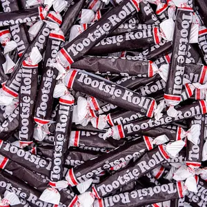 Toosie Roll Juniors Long Chocolate Candy Individually Wrapped Chewy Taffy Candy