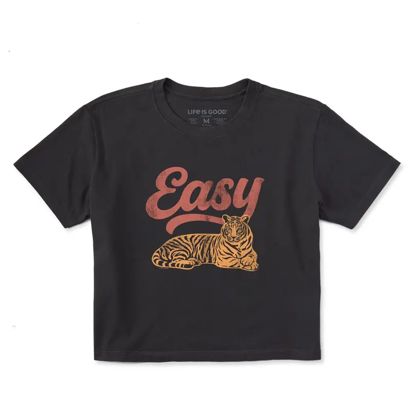 Women's Easy Tiger Short Sleeve Crusher Boxy Tee