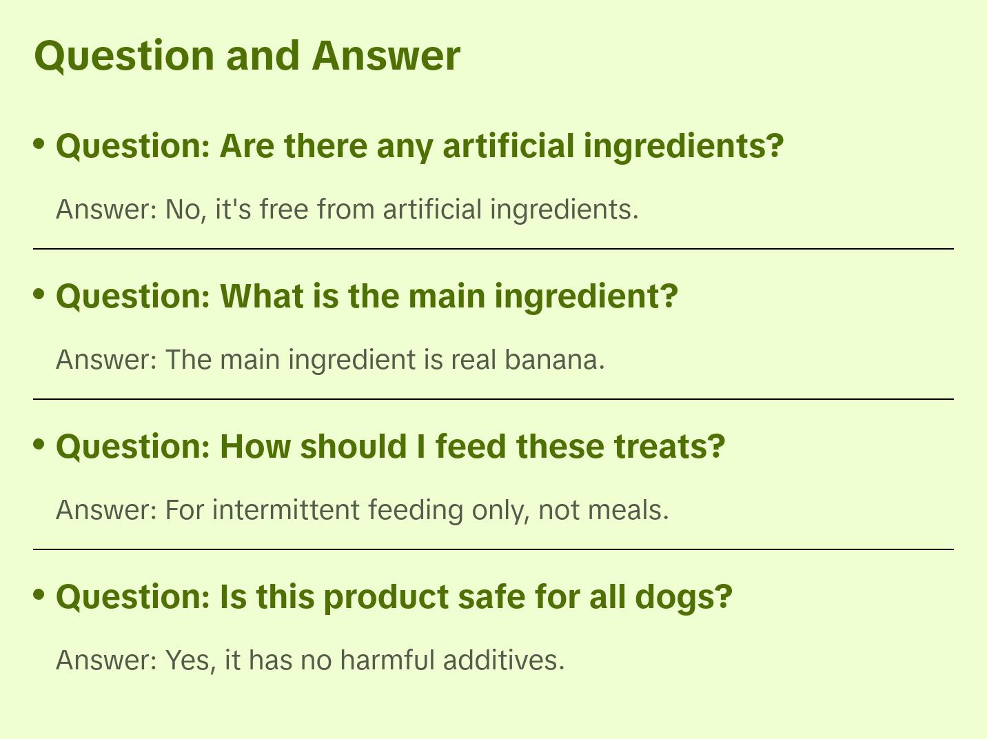Dole for Pets Air Dried Banana Dog Treats - Made with Real Banana, Single Ingredient, Limited Ingredient Dog Treats, No Wheat, Corn, Soy, Artificial Flavors, Colors, or Preservatives, 6 Oz