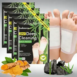40pcs/20pcs/10pcs Foot Detox Patches for Stress Relief, Toxin Removal & Better Sleep Natural Deep Cleansing Pads Healthy Healthcare Solution Treatment toxin removal