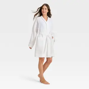 Women's Waffle Short Robe - Auden