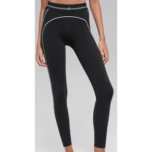 Alo Yoga Airbrush High Waist Heart Throb Legging Black White