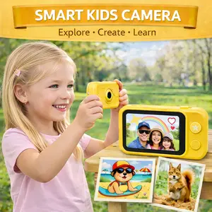 Jumpo Smart Camera for Kids, Object Recognition, Magic Doodle Art Drawing Digital Camera with Fun Chat , Explore & Travel Toys, Indoor & Outdoor Use, Birthday & Christmas Gift for Boys & Girls Ages 3–12, Easter