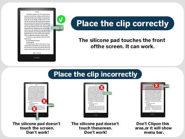 Ring Remote Page Turner for Kindle eReaders with Storage Bag, Wireless Camera Camcorder Shutter Clicker for iPad iPhone Tablets, Perfect Gift for Kindlelovers