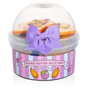 Peanut Butter Jelly Time Grape 2 Slimes In 1 Signature Dome™ Slime