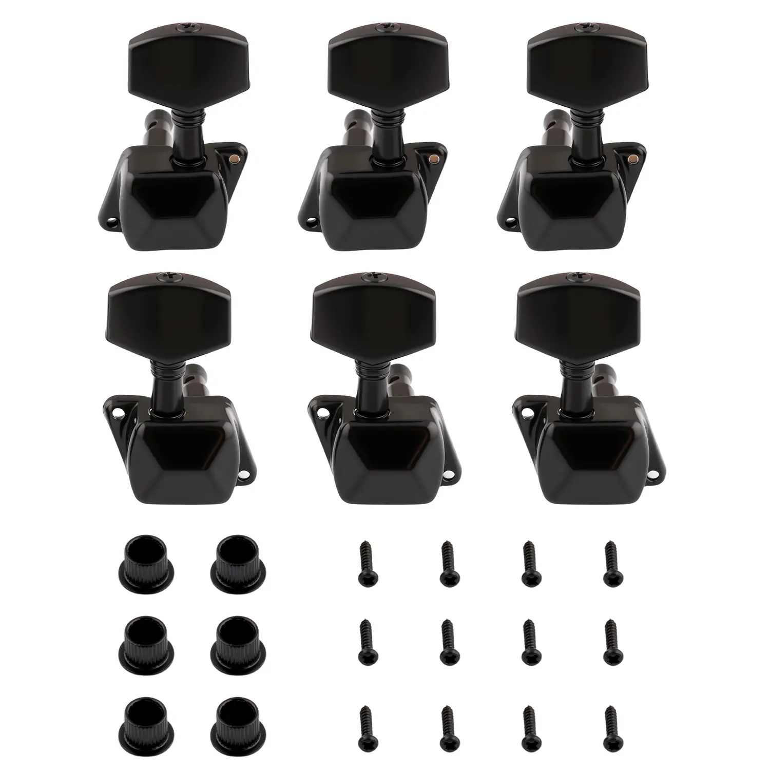 OLETONE Semiclosed Tuners Guitar Machine Heads Tuners Tuning Pegs 3R3L