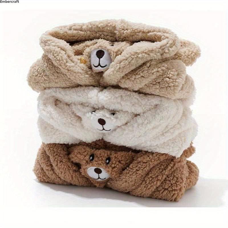 Anime Bear Plush Hat with Scarf and Mask – 3-in-1 Fleece Ear Warmer, Soft Double-Layer Design, Elastic Drawstring Closure, Lightweight Winter Accessory for Autumn, Christmas, and Daily Wear, TikTokShopBlackFriday unique Cosy Matching Set adjustable casual Anime Bear Plush Hat with Scarf and Mask – 3-in-1 Fleece Ear Warmer, Soft Double-Layer Design, Elastic Drawstring Closure, Lightweight Winter Accessory for Autumn, Christmas, and Daily Wear, TikTokShopBlackFriday unique Cosy Matching Set adjustable casual