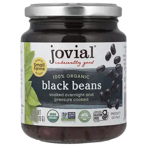 Jovial 100% Organic Black Beans, 13 oz (370 g)