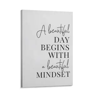 Inspirational Wall Art, Female Life Motto, Motivational Office Decor, Women's Office Wall Art Print, Motivational Quote For Women, Minimalist Style