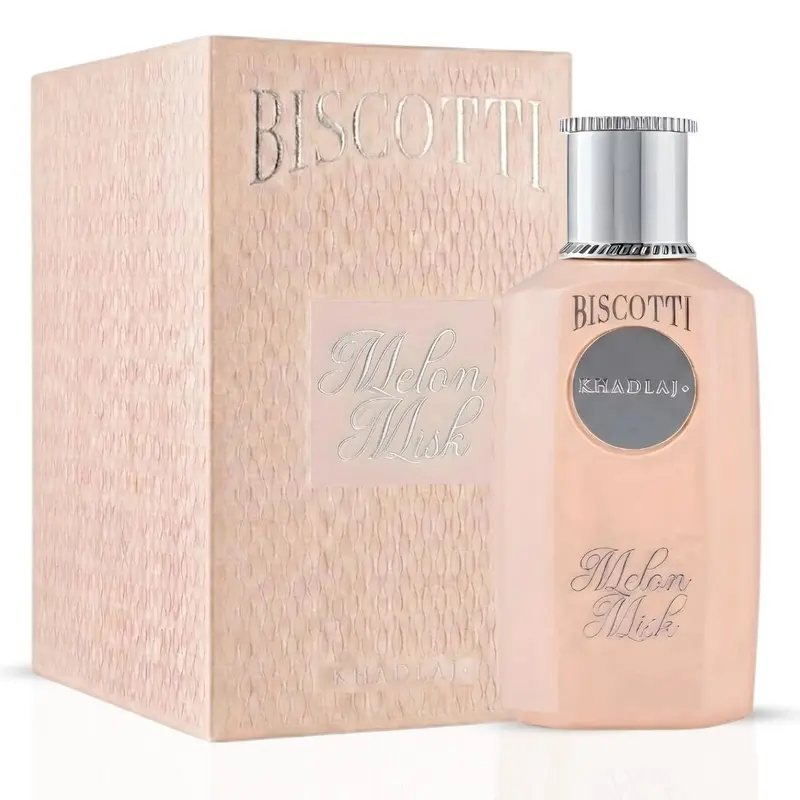 Biscotti Melon Misk Eau de Parfum Spray 100ml (3.4 oz) by Khadlaj