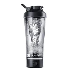 VOLTRX Premium Electric Protein Shaker Bottle, Made with Tritan - BPA Free - 24 oz Vortex Portable Mixer Cup/USB C Rechargeable Shaker Cups for Protein Shakes