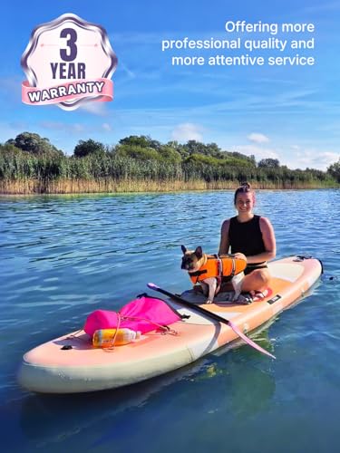 Niphean 10' Inflatable Stand Up Paddleboard for Gliding Yoga with 33" Balance Wing & Complete Accessories Set for Adults & Youth, 3-Year Warranty