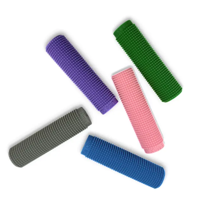 Little Ouchies Spikie MAX Sensory Fidget Keychain – Textured Micro-Spike Stim Tool for Tactile Feedback & Grounding, Portable Vibrant Colors