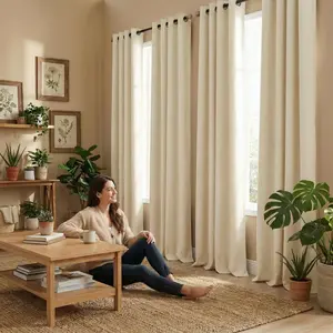 Cozy Curtain 4 Panels 52X84Inch Solid Blackout Curtains  100% Total Light Blocking Thermal Insulated Room Darkening Drapes For Windows Tv  Curtains Ft2599