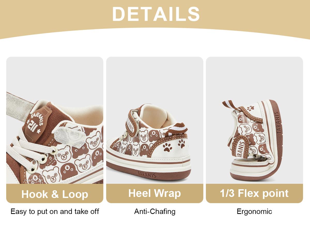 TARANIS Toddler Boys Girls Sneakers Kids Barefoot Shoes Wide Lightweight Comfortable Casual Walking Running Tennis Shoes