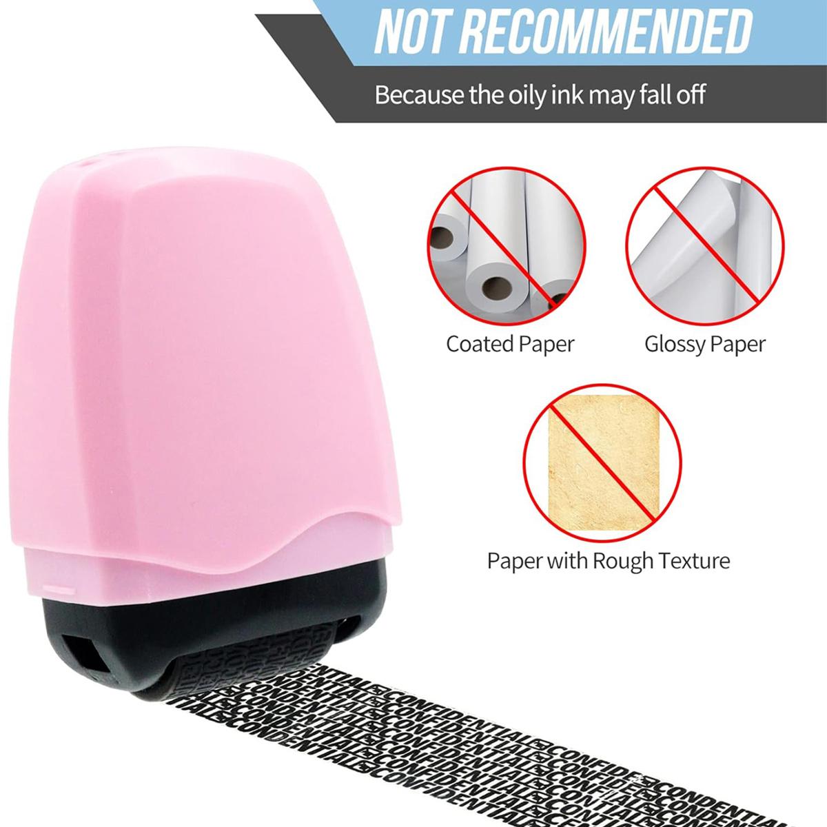 [Free!!ship] BMTWE Identity Protection Roller Stamps Protection Theft Roller Stamp Wide-Format Privacy Protection Roller Stamp for ID Account Data Address Security