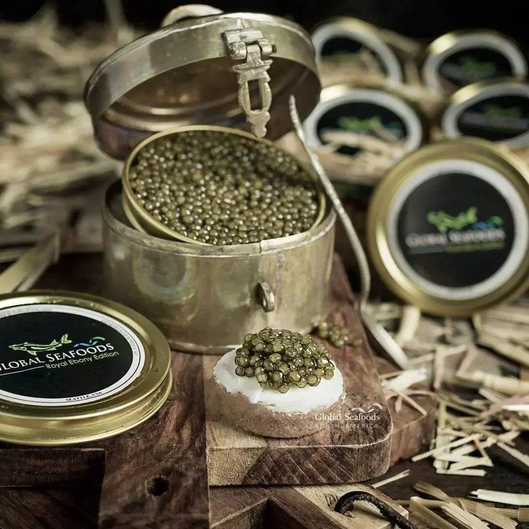 Buy Ossetra Sturgeon Caviar - Royal Crown | Premium & Sustainably Sourced