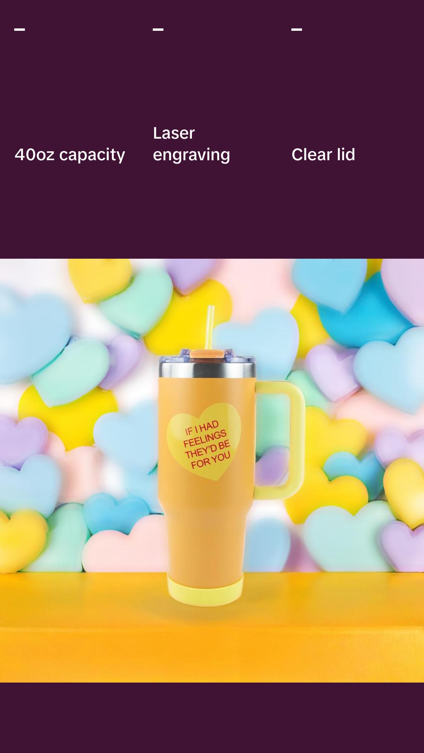 HOGG 40oz Powder Coated Big Swig Tumbler - Collection Double-Wall Vacuum Insulated 1000-2000ml Capacity BPA-Free Customizable Drinkware