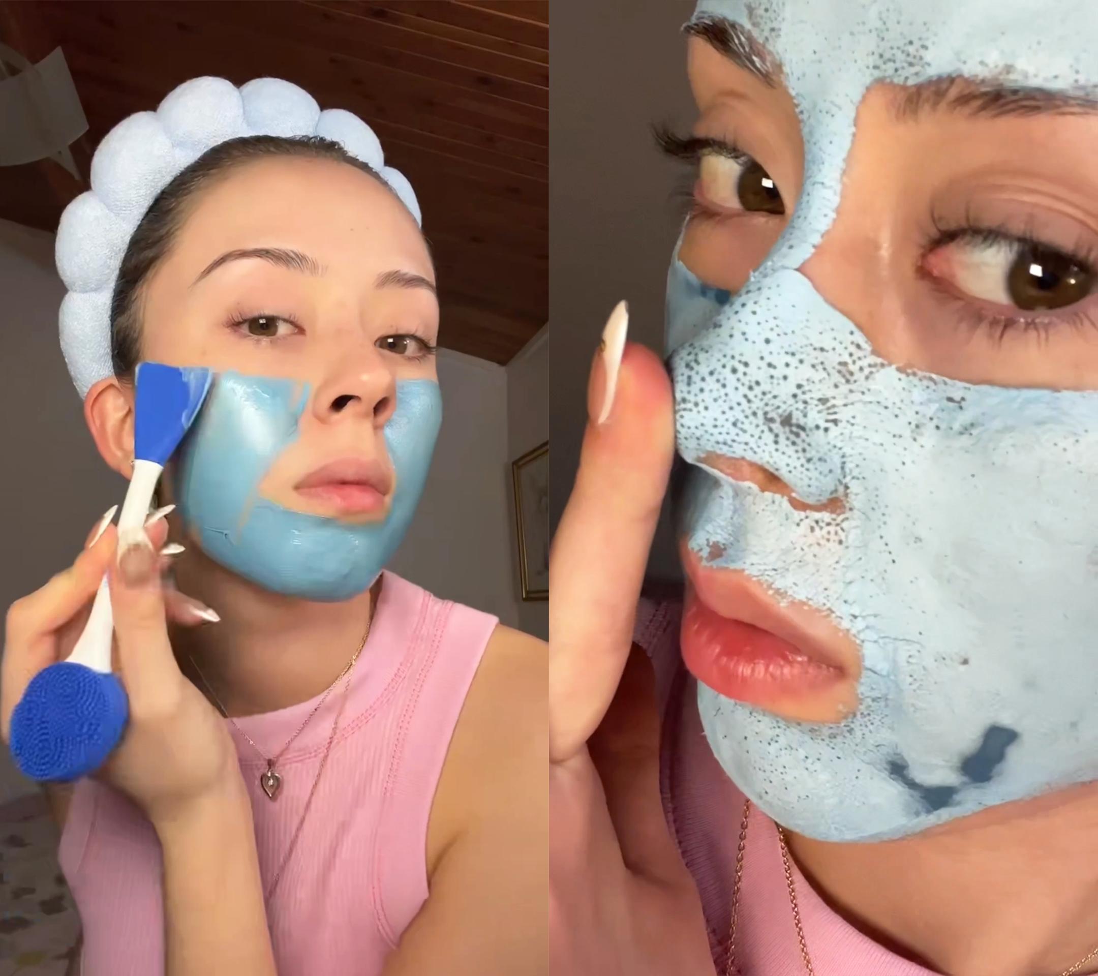 How to use Medicube mud mask