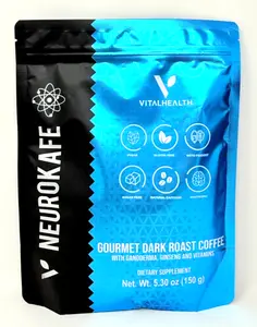 Neurokafe – Adaptogenic Coffee with Ganoderma Nootropics & Probiotics for Mental Focus Gut-Brain Harmony & Energy Boost