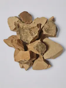 Sand-Free & Non-Sticky! Smoked Yellow-White Soil Clod, Pure Natural Edible, Cosmetic Grade, No Additives, 4oz 113g