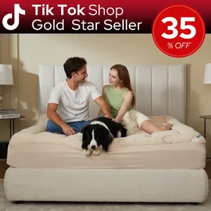 [Valentine’s Day]【BEDLORE】Thick Fitted Sheet Mattress Pad, Fluffy Pillow Top Comfort Layer, Cooling & Soft Mattress Cover with Deep Pockets (Fits 6–18 Inch Mattresses), Ideal for Bedroom & Home Use