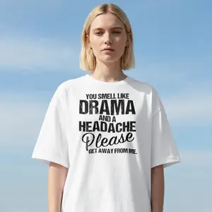 Drama-Free Zone Quote T-Shirt | Unisex Soft Cotton