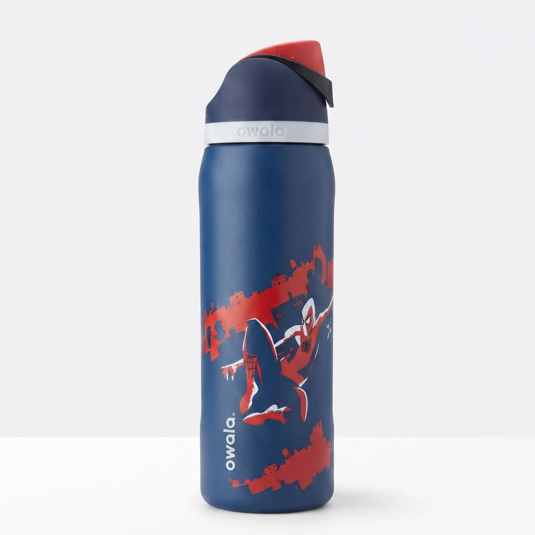 Spider-Man Themed Owala FreeSip Water Bottle, 24-32 oz Reusable Insulated Stainless Steel Bottle for Sports & School