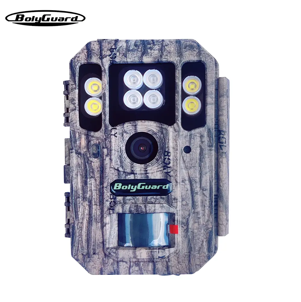 BolyGuard BG662-D Trail Game Camera 56MP 4K HD IP68 Waterproof Wildlife Scouting Outdoor Wildlife Hunting Camera with Night Vision(940nm Black IRs No-Glow and White LEDs) Black&White or Colors Motion Activated 110° Wide Angle Lens 2.0” LCD