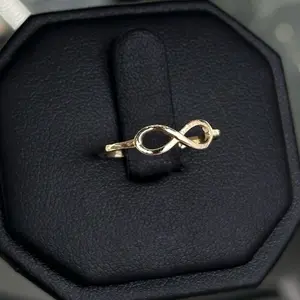 14K Gold Infinity ring