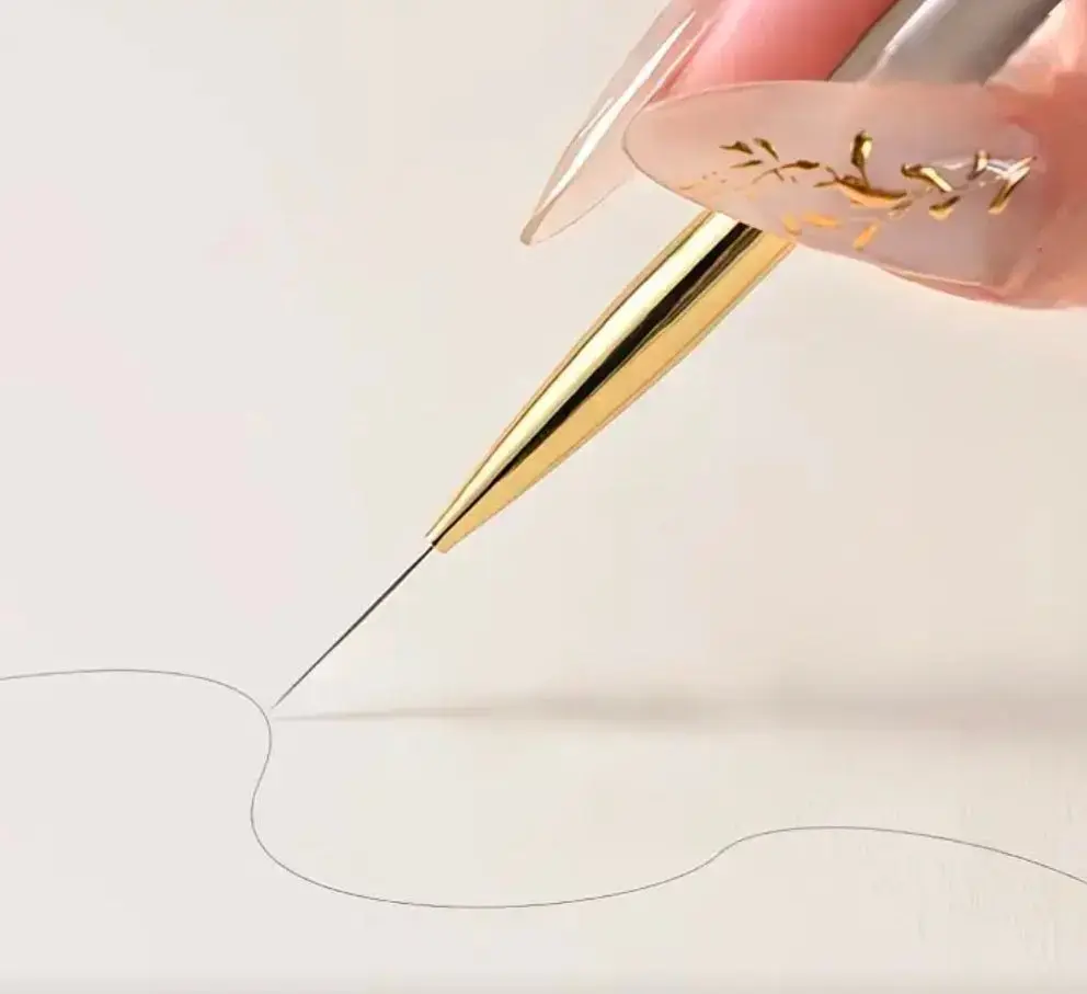 Nail Art Detail Tool Set for Gel Application, Line Drawing and Fine Pattern Design, Suitable for Home Manicure Creativity (Drawing Pen)