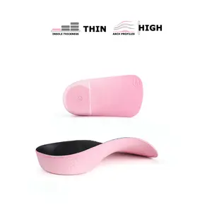 PCSsole 3/4 RapidFit: High Arch Support Shoe Insoles, Invisible High Increasing Insoles, Pink Blue Color, 1 pair TikTokShopBlackFriday