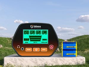 [3 OFF] Best Gift GoGonova Waterproof Metal Detector for Adults & Kids, with High Accuracy Lightweight 8" Search Coil, All Metal & Disc Modes Tool Portable