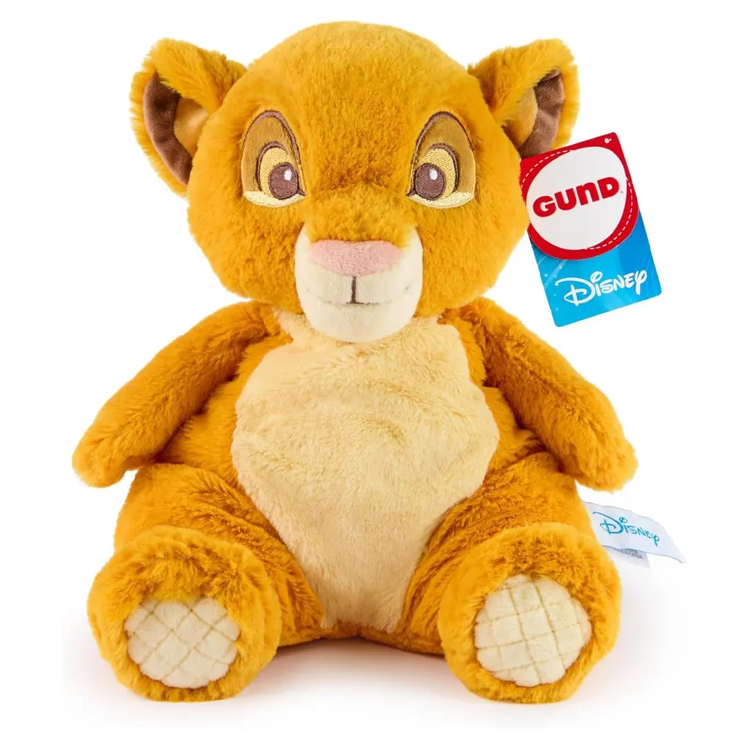 GUND Disney Lion King 12.5" Tall Oh So Snuggly Soft Butterscotch Plush Toy - Embroidery, Accurate Embroidered Details, Cartoon Plushies, Collectibles