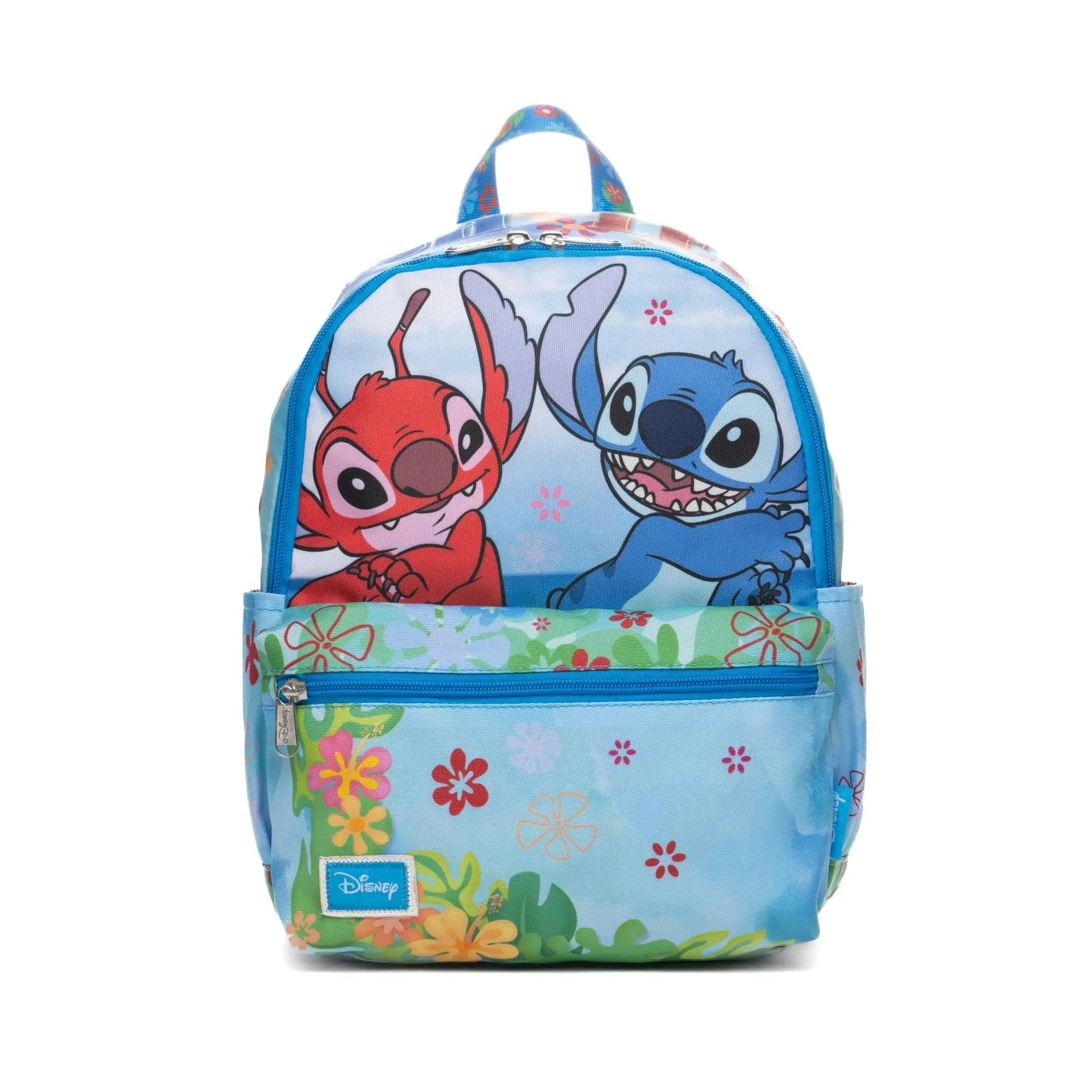 Unisex Character Print Mini Backpack, 13-Inch Animal-Faced Cartoon Mascot in Synthetic Nylon with Multiple Pockets & Adjustable Straps, Animal-Faced Character Backpacks, Cartoon Mascot Backpacks