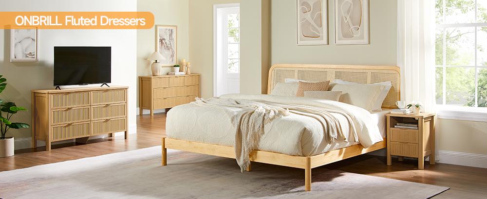 【SPRING GLOW UP】ONBRILL Fluted 6(7) Drawers Dresser for Bedroom, 55 Inch Wide Modern Wood Chest of Drawers, Mid Century Chests Drawer Clothing Organizer for Hallway 【SPRING GLOW UP】ONBRILL Fluted 6(7) Drawers Dresser for Bedroom, 55 Inch Wide Modern Wood Chest of Drawers, Mid Century Chests Drawer Clothing Organizer for Hallway