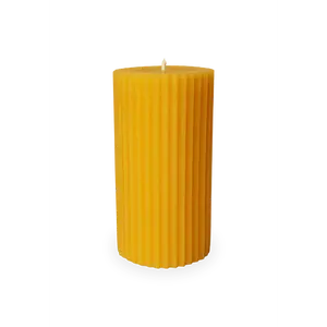 Fluted Pillar Candles | Hand Poured Candles | Sustainable Candles