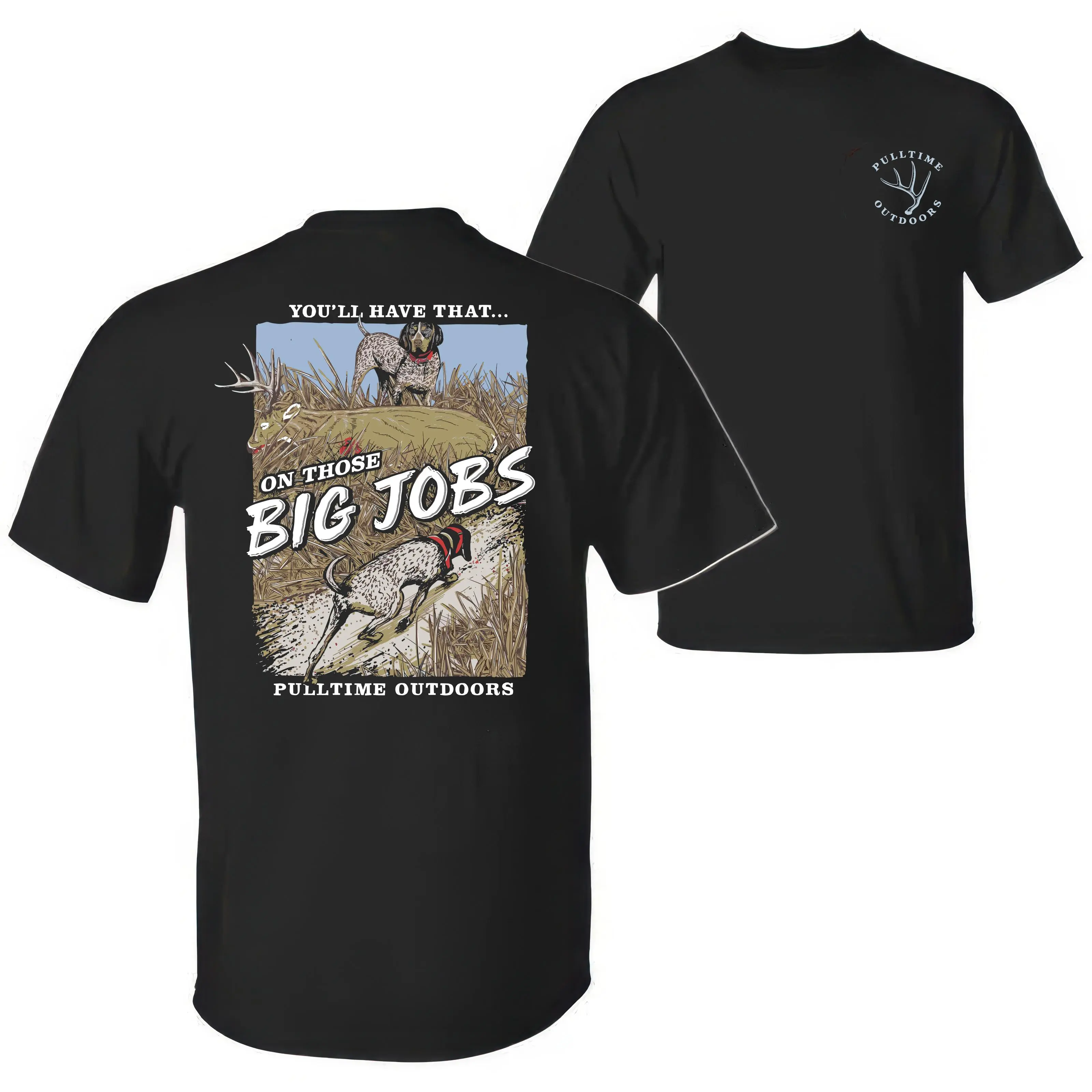 new release Southern Style Graphic Shirt for Men, Casual Country Menswear shirt big jobs