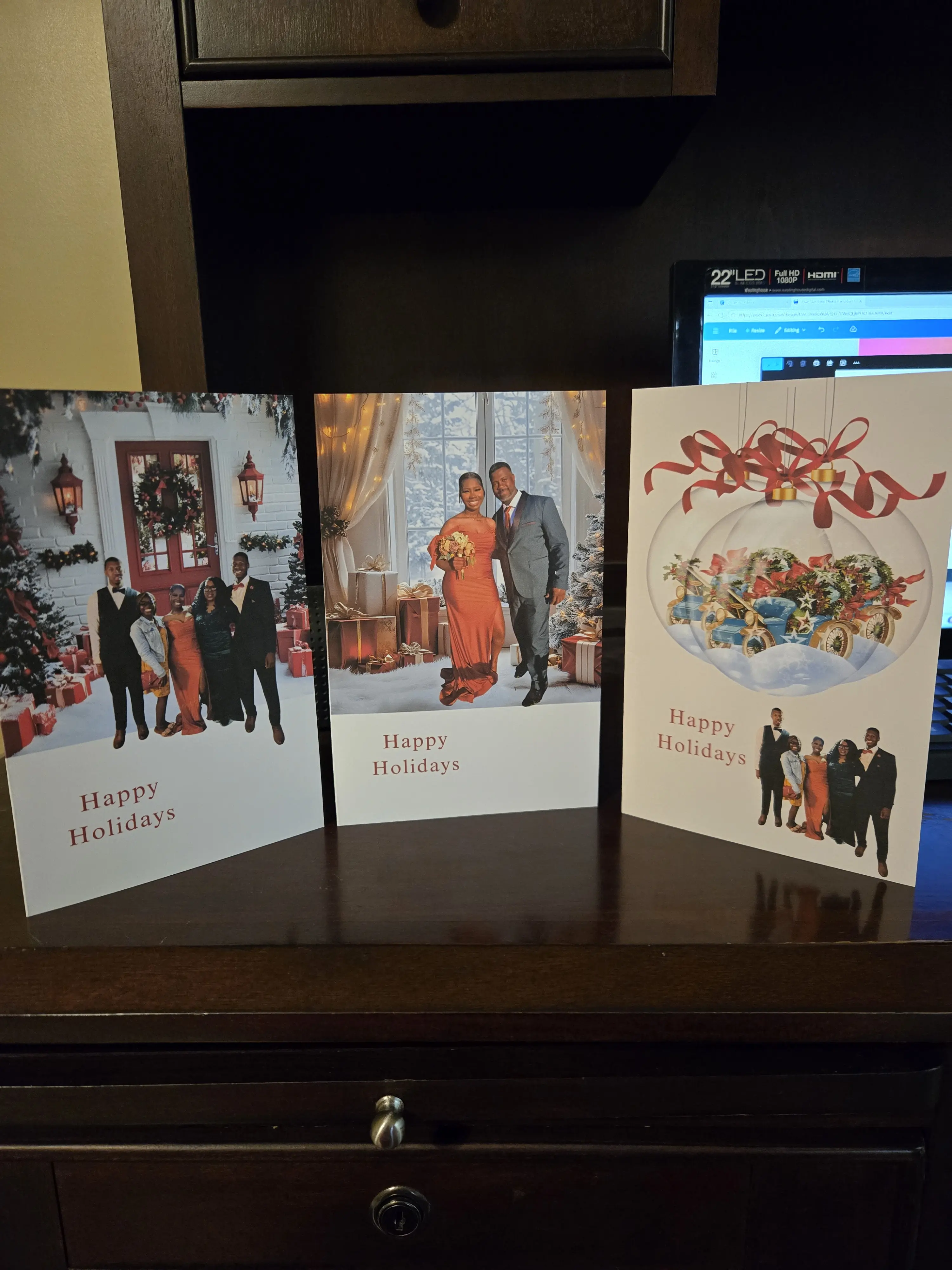 T and T's Handmade Boutique LLC Custom Greeting Cards "Say it with Love" - Personalized with Photos & Wording for Special Occasions