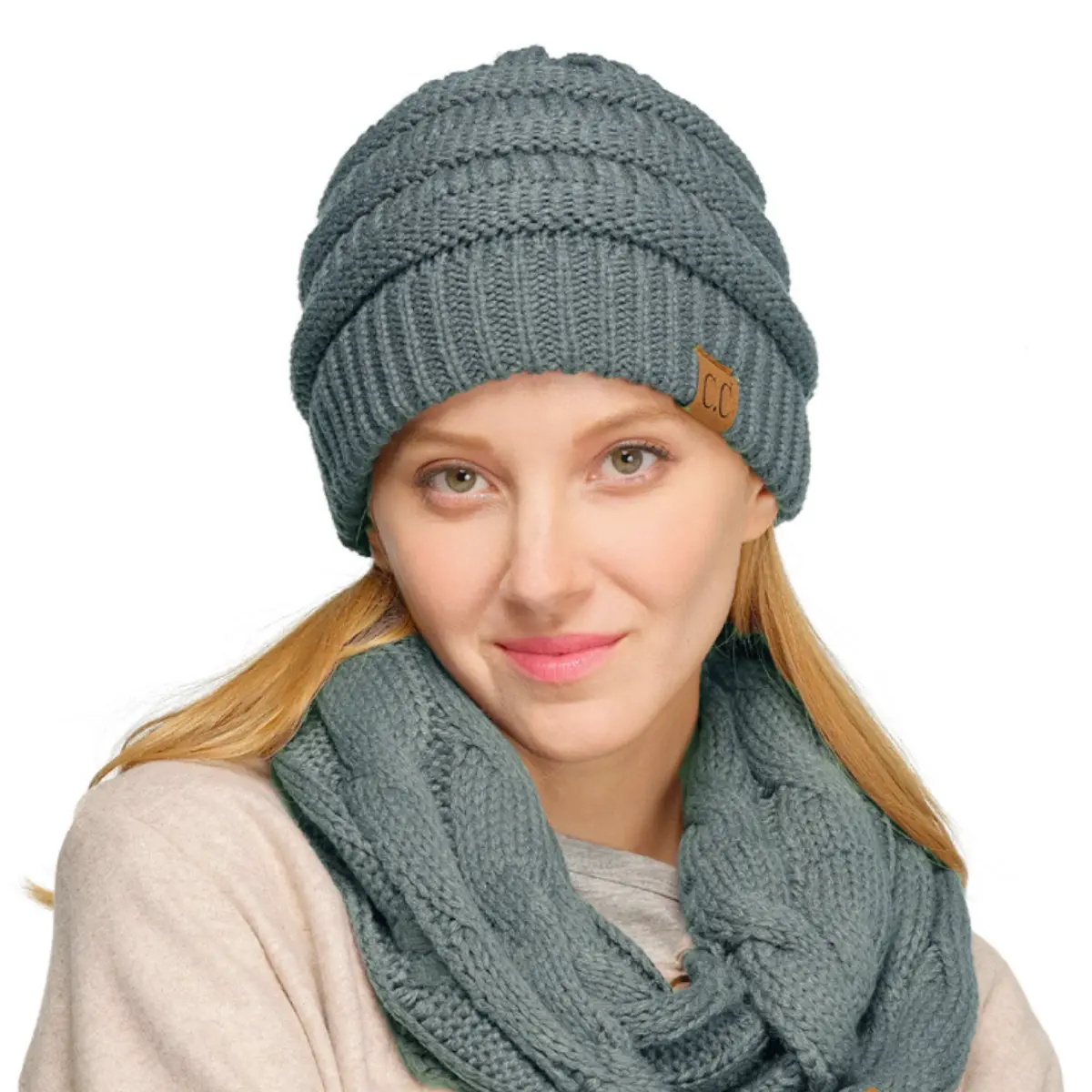 C.C Ribbed Knit Beanie with Ultra-Soft Fuzzy Lining for Women - A Cozy and Stylish Cold-Weather Essential beanies Fitted Hat Beanie Cute Beanie Hat
