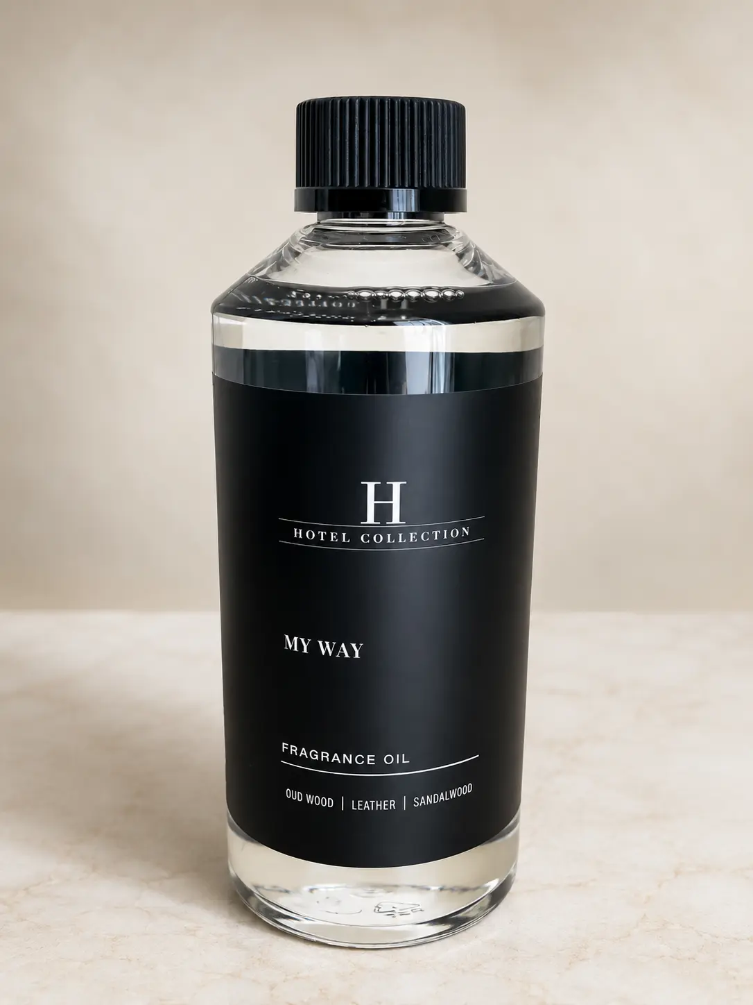LAASANI MyWay 500ml Woody Fragrance Diffuser Oil - Sandalwood, Oud Wood, Cinnamon Scented Oil with Lemon Note for Home Use, Anniversary Gifting, Leather-Centric Spaces, Engagement Celebrations
