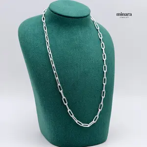MINARA 950 Silver ESLABON Chain With Extension